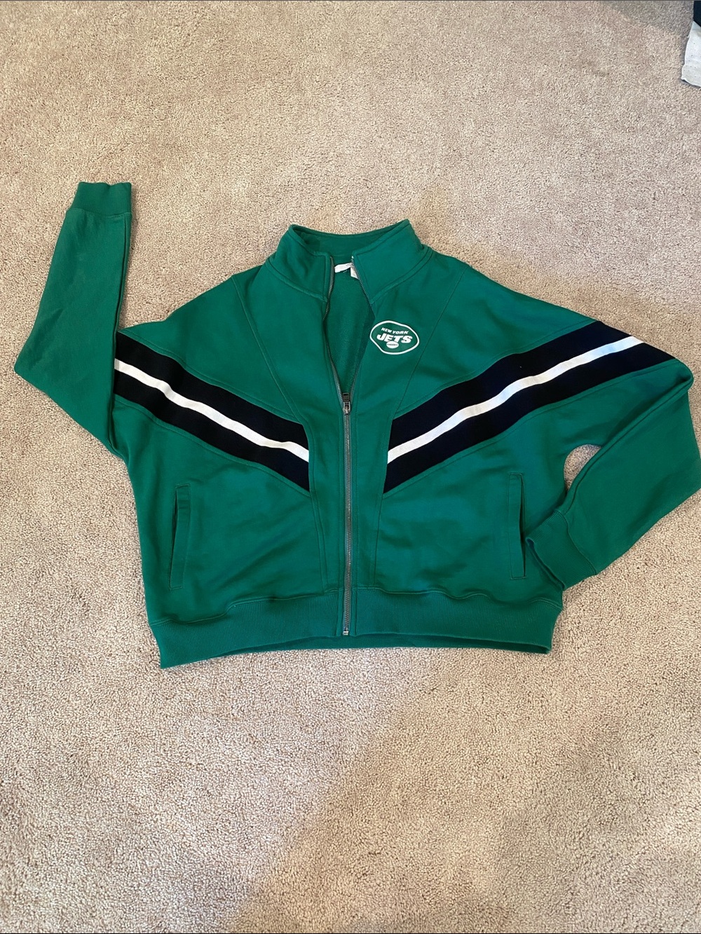 New York Jets Green Varsity Zip-Up Jacket